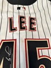 Carlos Lee Signed Autographed Game Used Astros Jersey Mlb Authenticated
