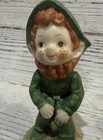 Vintage Lefton Irish Elf Pixie Figure  1491 Nice