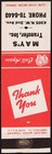 Vintage Matchbook Cover Mays Transfer 4305 N W 2nd Ave Phone 78-6440 Unstruck