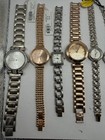 Mixed Brands Ladies Watches All Metal Silver   Gold Tone Lot Of 25 Parts Repair