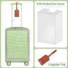 22  14  9 Airline Approved Carry On Luggage With Front Open 20 Inch Avocado Green