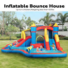 Inflatable Bounce House Water Bouncer Jumping Castle W  450w Air Blower 2 Slide