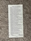 December 15th 1960 Atlantic Coastline Railroad Train Time Table Brochure