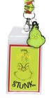 Dr  Seuss Grinch Stink Stank Stunk Holder Lanyard W  2  Logo Rubber Pendant
