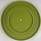 Rubbermaid Mid-century Avocado Green Plastic Lazy Susan     1960s 70s Retro