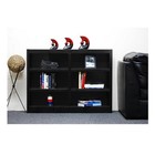 Bowery Hill Traditional 36  Tall 6-shelf Double Wide Wood Bookcase In Espresso