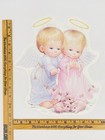 Lot 6 Vintage Morehead Easter Bunny   Angel Baby Spring Die Cut Cutout Decor