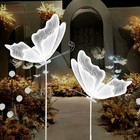 2pcs Butterfly Ceiling Lamp Floor Lamp For Creating A Romantic Party Atmosphere