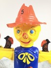 Vintage 1965 Ideal Scarecrow Target Game W Box Pop Apart Target Toy No Gun Darts
