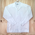 Presuel Guayabera Shirt Mens 40  xl  White Long Sleeve Traditional Embroidered