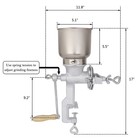 Manual Corn Grinder Flour Maker Wheat Grain Nut Nut Mill Crank Labor-saving Cast