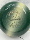 Vintage Green And White Wooden 1960 s Duncan Tournament Yo-yo With String