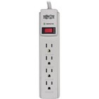 Tripp Lite Tlp404 Outlet Strip  Surge  4 5-15r  5-15p  4 Ft   Light Gray