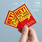 You Parked Like An Idiot Business Cards  Bad Parking 50 Fun Red