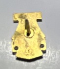 Loyal Order Of Moose 25 Club 10k Gold Pin  3 Diamonds And A Ruby Circa 1984