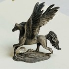 Pegasus Sculpture Mini Figure Pewter Decor Mythical Fantasy