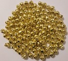 Bulk Lot Of 500 Gold Shiny Metal Jingle Bells Small 10mm Christmas Crafts 
