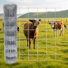 4 5 6ft X 164 328ft Farm Fence Heavy Duty Galvanized Cattle Animals Fence Farm