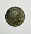 1859 Canadian Large Cent Coin Queen Victoria Era