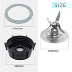 For Oster Blender Replacement Parts Ice Blade 2 3 4 Inches  Black
