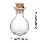 Small Mini Glass Bottles With Wooden Cork Tiny Wishing Vials Wholesale 20-100x