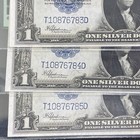 1923  1 Silver Certificate Dollar Fr 237 3 Consecutive Note Pcgs Currency 58 Ppq