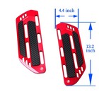 Red 13  Big Rider Footpeg Floorboards For Harley 18-later Softail Slim Flsl Flhc