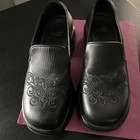 Dansko Womens 38 Us Size 7 5-8 Black Slip On Work Nursing Clogs  New Without Box