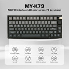My-k79 Tri-mode Mechanical Keyboard  Gasket-mounted Gaming Keyboard With Tft Sma