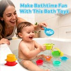 Toddler Bath Toys For Kids Ages 1-3  9 Pcs Mold Free Baby Bathtub Toys