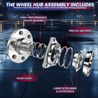 Pair Front Wheel Hub Bearing Assembly For Chevy Silverado Gmc Sierra 2014-2018