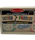 Melissa   Doug Self Correcting Alphabet Letter Puzzles