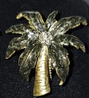 Ashleigh Manor 3 Sets Of 4 Palmtree Rhinestone Napkin Rings   12 Rare New