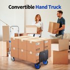 Heavy Duty 3 In 1 Aluminium Hand Truck Dolly 660lbs Convertible Folding Cart