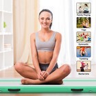 10ft Air Track Inflatable Gymnastics Tumbling Mat W  Pump Indoor  outdoor Green