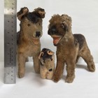 Lot Of 3 1950s Steiff German Shepherd Arco Vintage No Id Old Antique Plush 