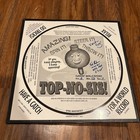 1995 Top-no-sis Top Spinning Board Signed By Inventor Black Blue Horizon W Tops