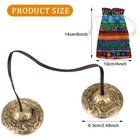 Tibetan Bells Tingsha Cymbals Meditation Chimes Sound Healing Bells With