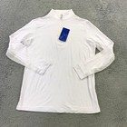 Tailored Sportsman Shirt Womens M Ice Quarter Zip Sun Equestrian Horse Riding