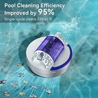 Poolease X1-p5 Cordless Robotic Pool Cleaner Pool Vacuum For Inground Pools