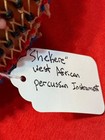 Antique West African Shekere Percussion Instrument   estate Sale Find   free Ship