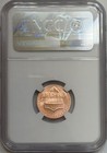 2019-w 1c Lincoln Shield Cent - First  w  - Ngc Ms70 Rd - Lincoln Label