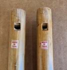 Lot Of Two  2  Vintage Wooden Flutes Made In India  Sound Is Very Pretty  