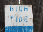 64 Inch Wood Hand Painted Tide Or Flood Measure Sign Nautical Seafood  ws679 