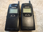 X2 Vintage Samsung 90 s Flip Phones Sch-411 Airtouch Cdma Not Tested