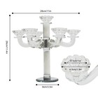 7 Arm Crystal Candelabra Taper Candle Holder For Home Wedding Table Centerpieces