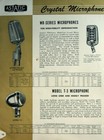 Vintage Rare 1950 s Astatic Wr-40   Wr-20 Crystal Microphone W Accessories Dr10 