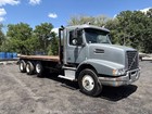2004 Volvo Vhd Flatbed Delivery Tractor Truck Mount Forklift Diesel Bidadoo