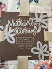 Nwt Matilda Jane 100  Cotton Crib Sheets Coordinating Floral  Polka Dot Set Of 2