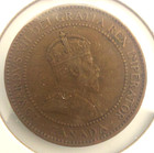 Canada 1910 Large One Cent Canadian Coin King Edward Vii  b 